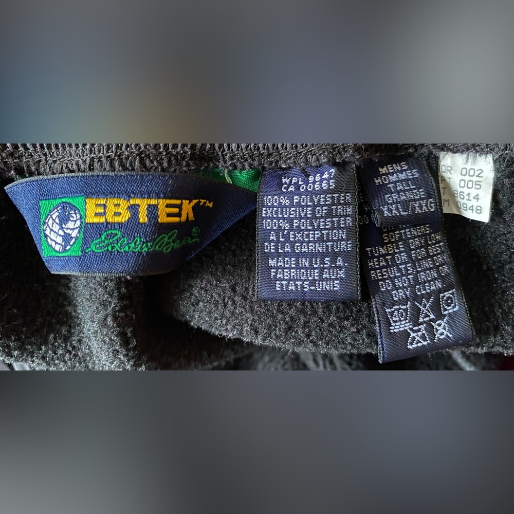 Eddie Bauer PolarTec Ebtek Fleece Size 3XL & 2XL - Picture 8 of 10